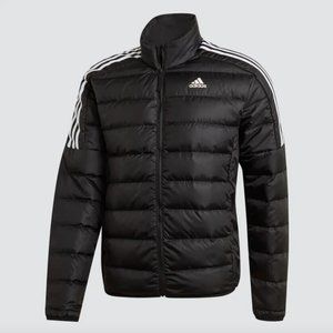 Adidas Men's Essentials Down Insulated Black Puffer Jacket